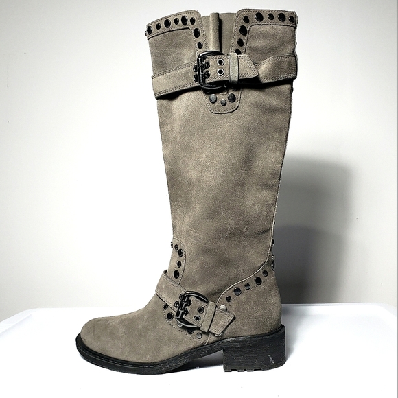 SAM EDELMAN Deryn Belted Suede Boot - Picture 2 of 6